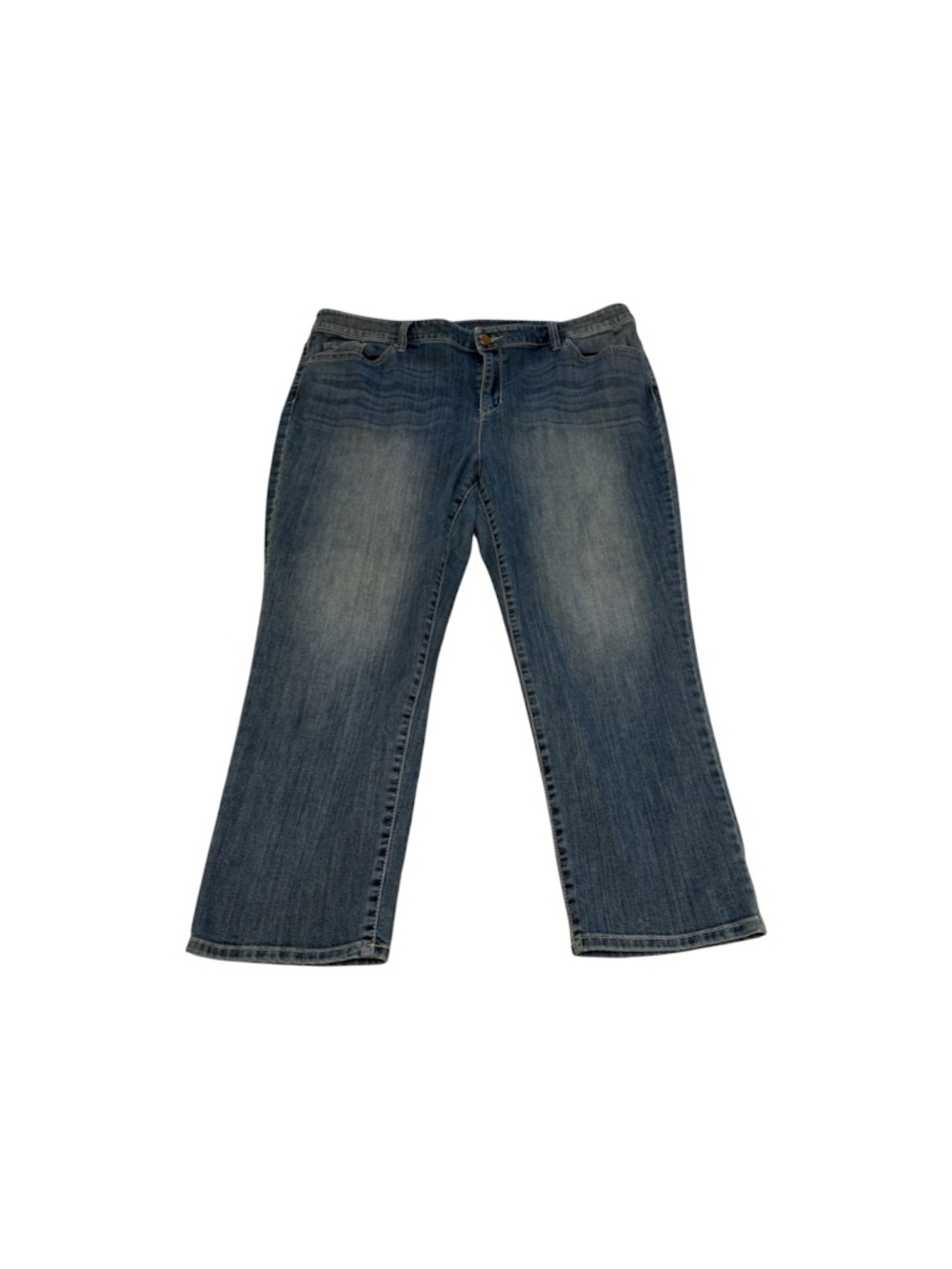 CHICOS Platinum Crop flare jean